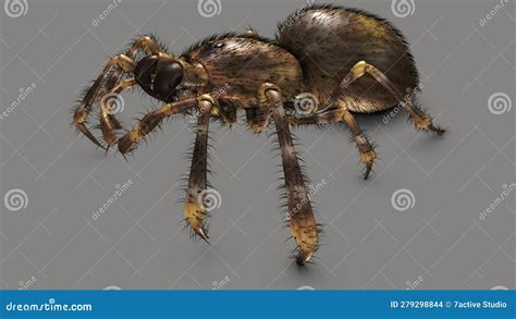 Spider or Eight Legs Insect Stock Illustration - Illustration of ...