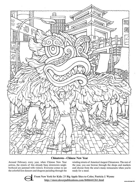 Coloriage Celebrer Le Nouvel An Chinois Jecolorie