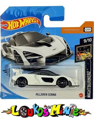 Hot Wheels Nightburnerz Mclaren Senna Cartela Curta