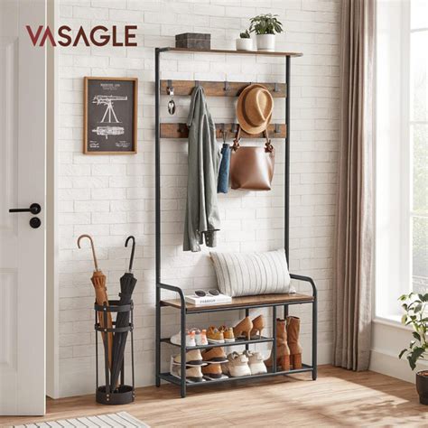 Вешалка напольная «VASAGLE», 180.5 см х 85 см х 30 см - купить по ...