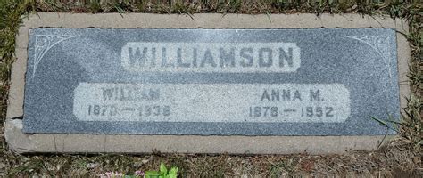 William Williamson 1870 1936 Mémorial Find a Grave