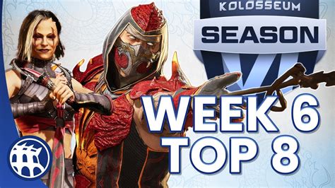 The Kolosseum Season Week Top Mortal Kombat Series Youtube