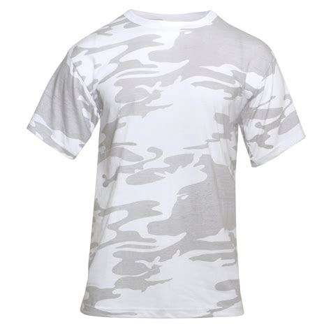 Rothco Rothco Military Style Camouflage T Shirt White Camo Large