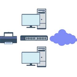 Office Network Diagram Template | Creately