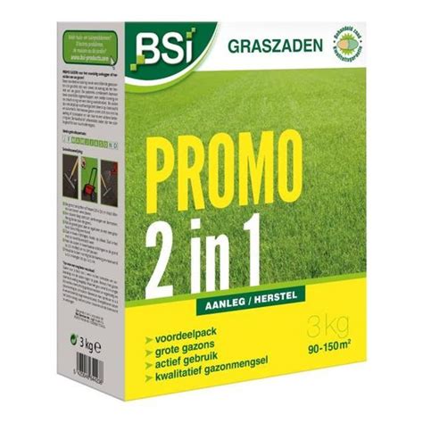 BSi semences de gazon Promo plantation et réhabilitation 3 kg brun