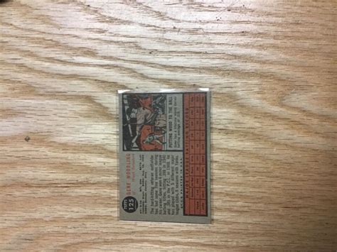 Topps Baseball Gene Woodling Washington Senators Card Ebay