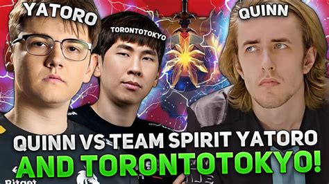 QUINN Vs YATORO From TEAM SPIRIT And TORONTOTOKYO QUINN Plays DRAGON