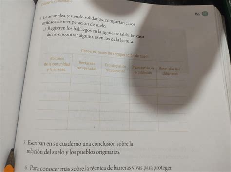 Proyectos Comunitarios Pag Xfa Es Para Ma Ana Brainly Lat