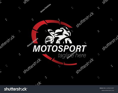 Motorsport Logo Design Template Vector Logo Royalty Free Stock