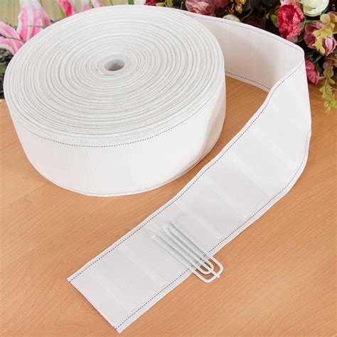 Meter Curtain Tape Hook Curtains Accessories White Cotton Cloth