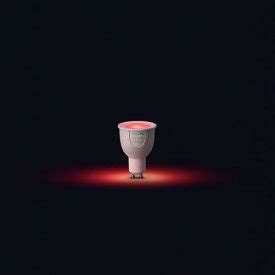 Philips Set HUE Starter Kit RGB 6 5W Alb Cald GU10 3 Becuri 1 Bridge