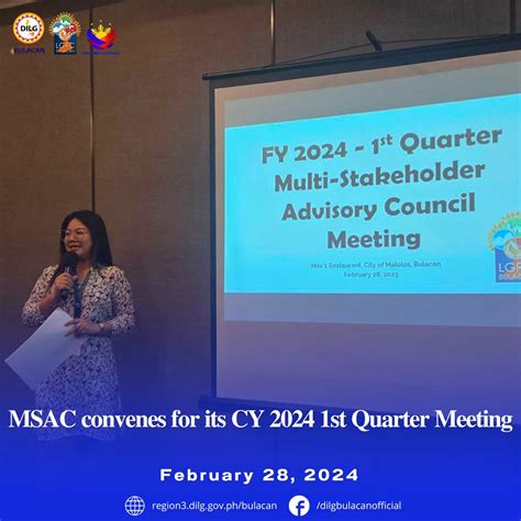 Msac Convenes For Its Cy St Quarter Meeting