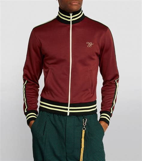 Mens Wales Bonner Red Studio Track Jacket Harrods UK