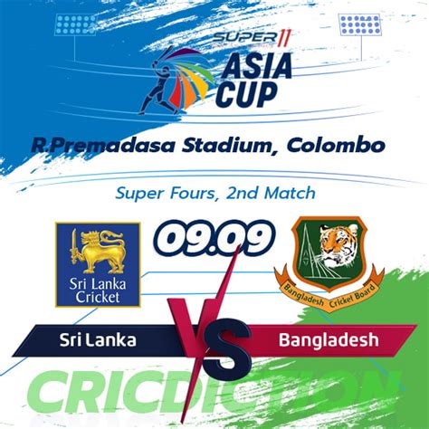 Live Who Will Win Today S Match Prediction Asia Cup Th Match Sri