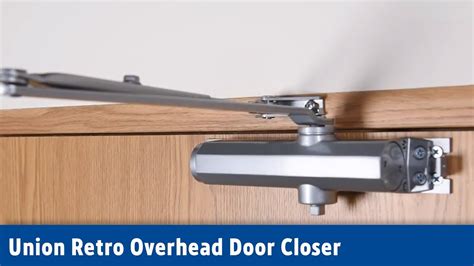 Union Retro Overhead Door Closer Screwfix Youtube