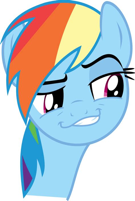 Rainbow Dash Smirk By Haratofu On Deviantart