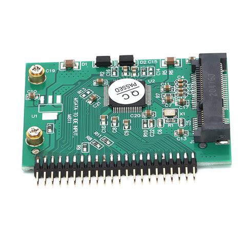Converter Mini MSATA to 3.3V 44Pin 1.8in IDE PCI E SSD Hard Drive ...