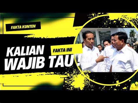 Fakta Prabowo Subianto Kalian Wajib Tau YouTube