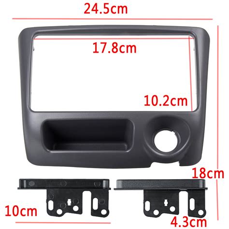 Double Din Car Stereo Panel Cd Dvd Frame Facia Trim For Toyota Vitz