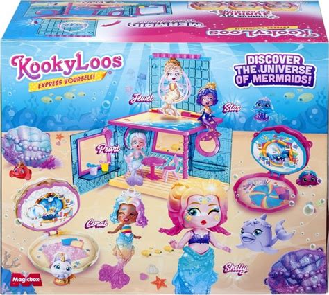 Kookyloos Mermaid Beach House Domek Na PlaŻy Lalka Syrenka Akcesoria 8431618024126 Emokittypl