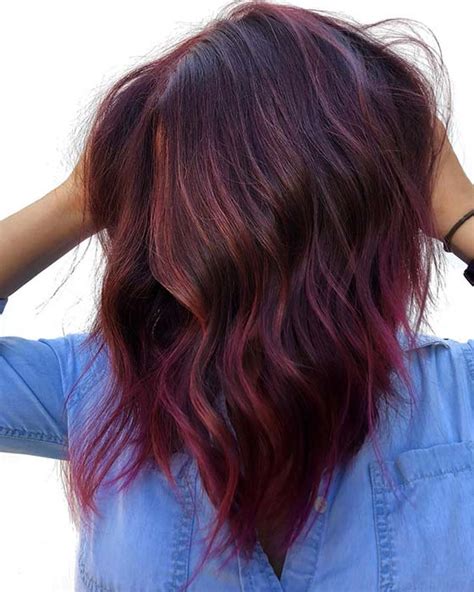 43 Burgundy Hair Color Ideas And Styles For 2019 Stayglam