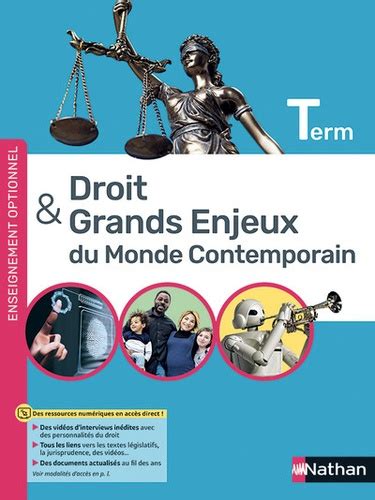 Droit Et Grands Enjeux Du Monde Contemporain Terminale Edition 2021