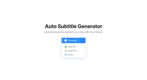 How To Auto Generate Subtitles From Video — Clideo