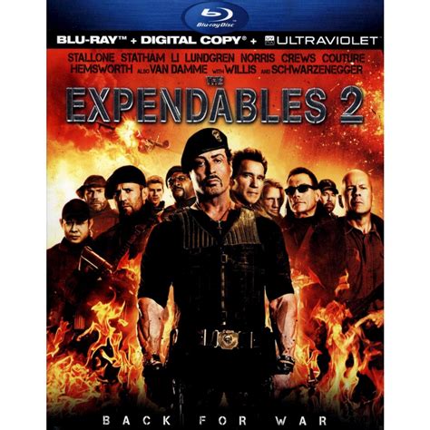 The Expendables 2 Blu Ray Includes Digital Copy Ultraviolet The