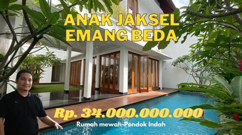 Rumah Dijual Rumah Mewah Pondok Indah Jaksel Youtube