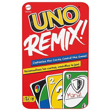 Mattel Uno Jeu De Cartes Remix Fr Rossy