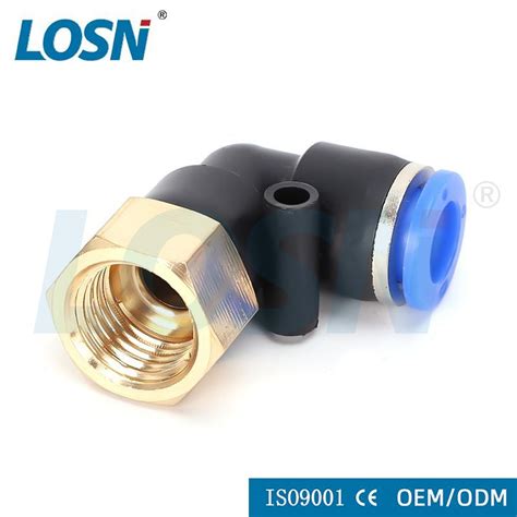 Plf L Type Internal Thread Elbow Pneumatic Fitting Plf China