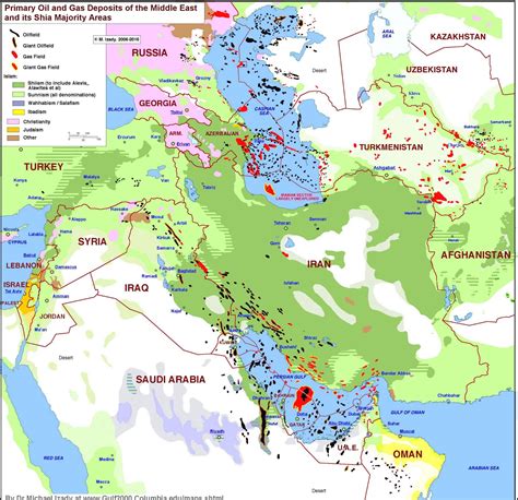 Primary oil and gas deposits of the Middle East, and religious areas : r/MapPorn