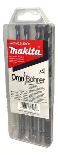 Juego De Brocas Para Concreto Omnibohrer Makita D