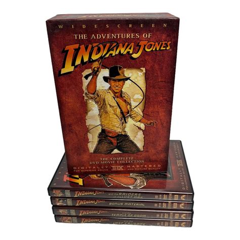 The Adventures Of Indiana Jones Box Set 4 Dvd Movie Collection