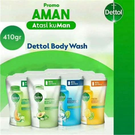 Jual Dettol Refill Body Wash 410ml Shopee Indonesia