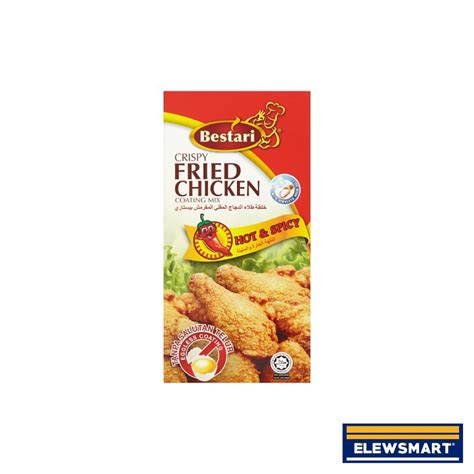 Bestari Crispy Fried Chicken Coating Mix Hot And Spicy Shopee Malaysia