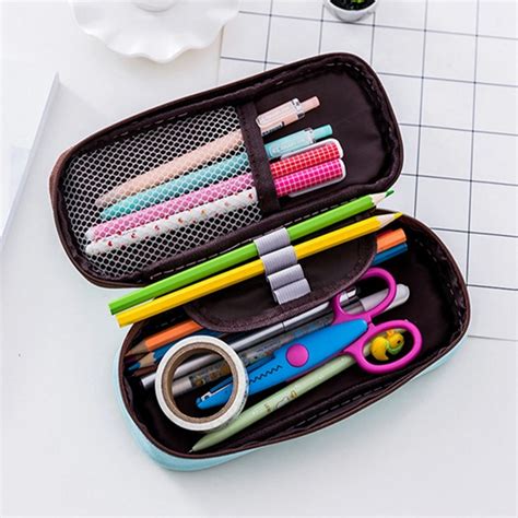 Trousse A Stylo H Trousse Crayons En Toile Pour Filles Et Gar Ons