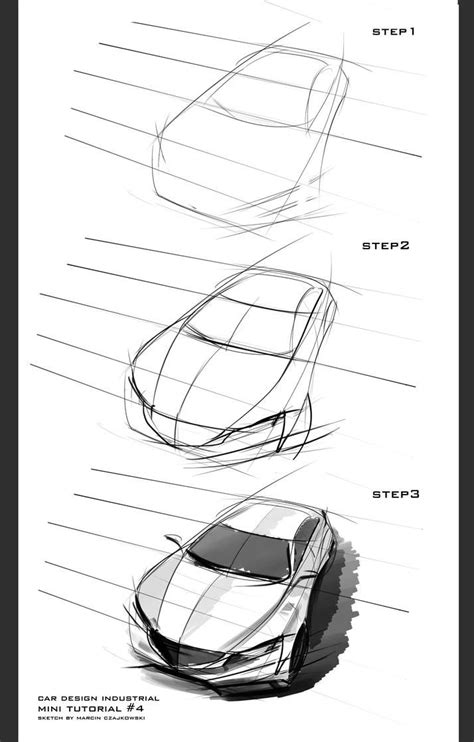 Car tutorial by czajkovski on deviantart – Artofit