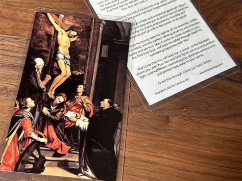 St. Thomas Aquinas Prayer Card After Communion – The Catechism Guy