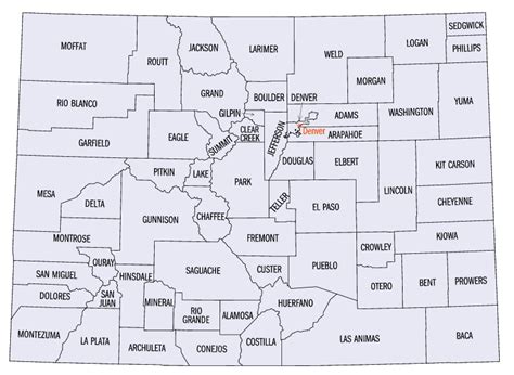 Colorado counties