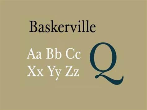 Baskerville Font Free Download - Fonts Empire