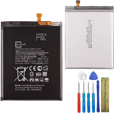 E Yiiviil Batterie De Rechange EB BA505ABU Compatible Avec Samsung