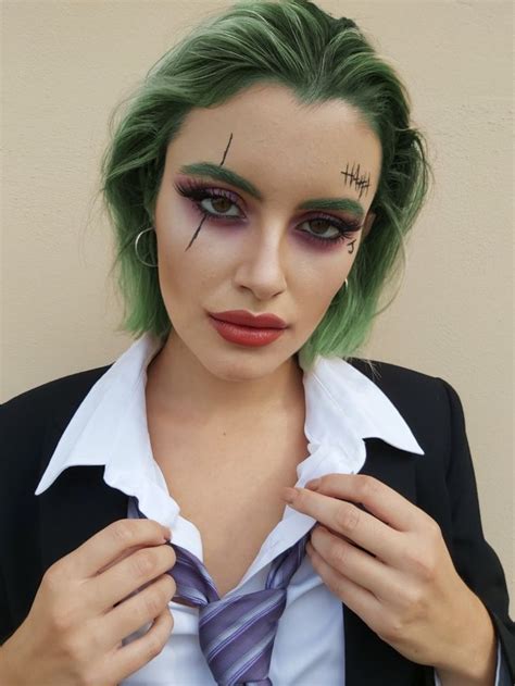 Inspo Makeup Joker Maquillaje Halloween Sencillo Disfraces De