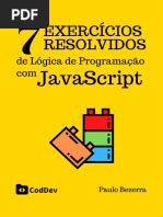Lógica De Programação E Algoritmos Com Javascript - Lógica de Programação E Algoritmos Com Javascript: Uma Introdução À ...