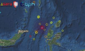 FORTISSIMA SCOSSA DI TERREMOTO DI Mw 6 6 ALLE ISOLE MOLUCCHE NEL