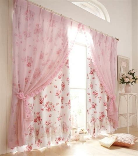 Shabby Chic Curtains Elegance And Romantic Atmosphere In The Interior