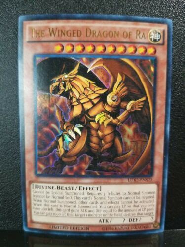 Mavin Limited Edition The Winged Dragon Of Ra Ldk2 Ens03 Near Mint Ultra Rare See Pics