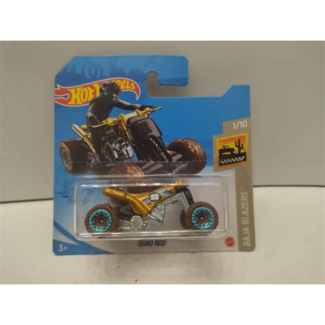 QUAD ROD GOLD 1 10 BAJA BLAZERS 1 64 HOT WHEELS BCN STOCK CARS