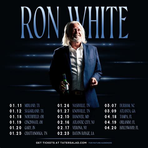 Ron White Tour 2024: Get Ready for Hilarious Nights of Laughter