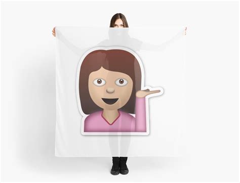 Sassy Girl Emoji Scarves By Dxstract Redbubble